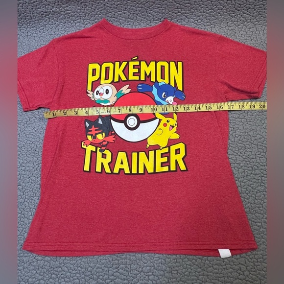 Pokémon Trainer Short Sleeve Little Boys T Shirt Size Small Red And Yellow - Picture 6 of 7
